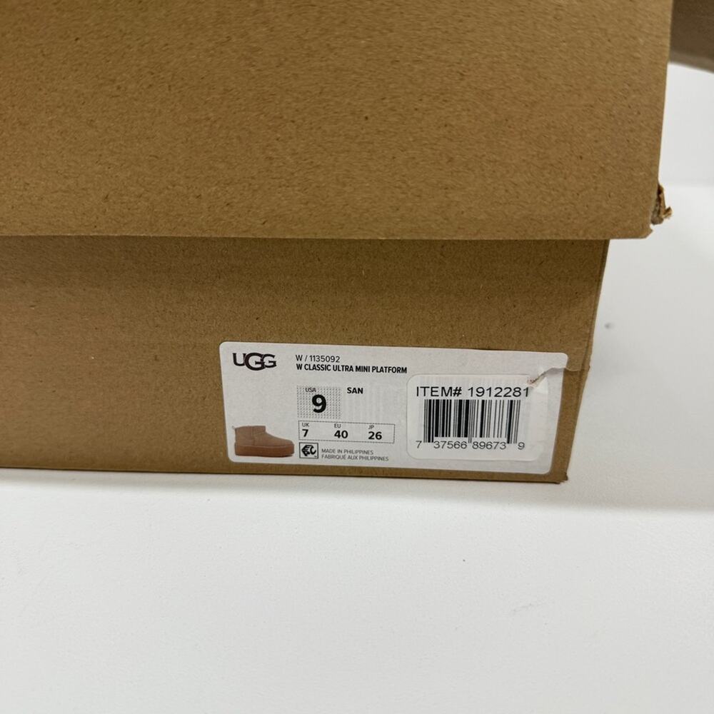 NIB UGG Women's Classic Ultra Mini Platform Size 9 - Picture 8 of 8